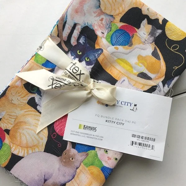 Benartex Kitty City Fat Qtr (14)