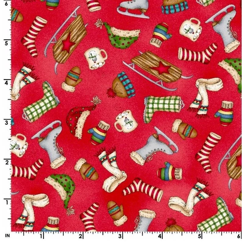 Maywood Christmas Joys Flannel F9004-R