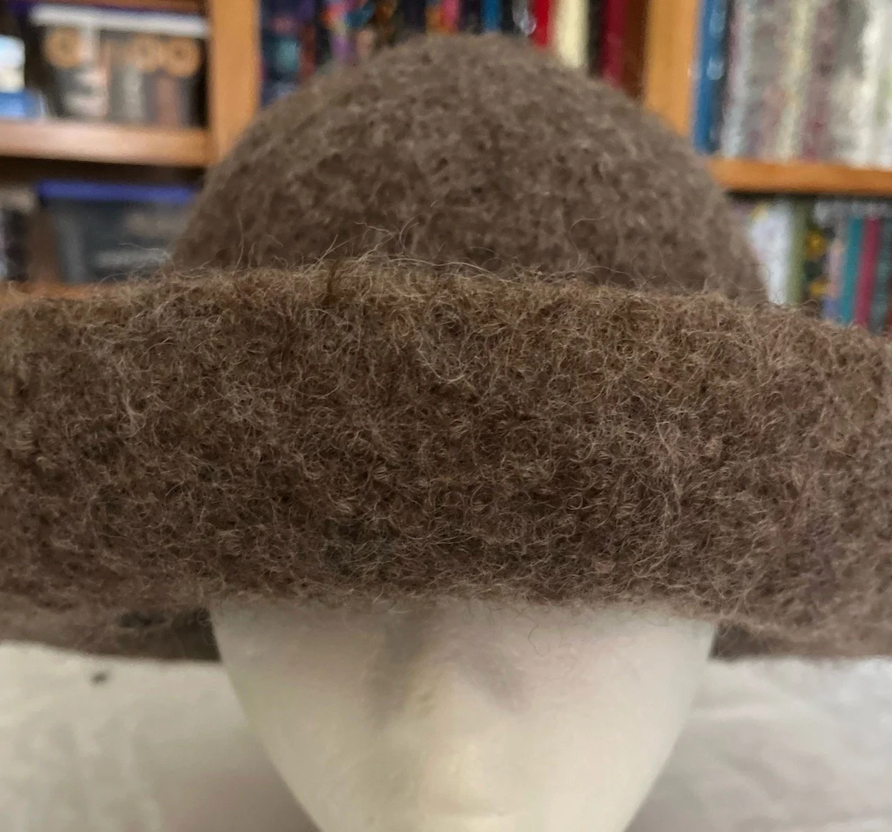 Felt Hat: Brown Wool - Fiber to Yarn display picture 3