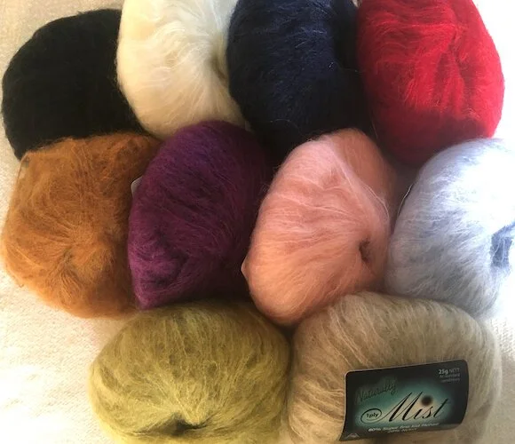 Naturally Mist Kid Mohair Yarn