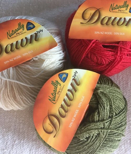 Naturally Dawn Silk Wool Scarf Kit