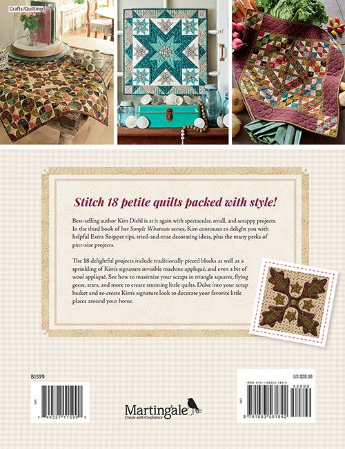 Simple Patchwork Quilt Book by Kim Diehl by Martingale