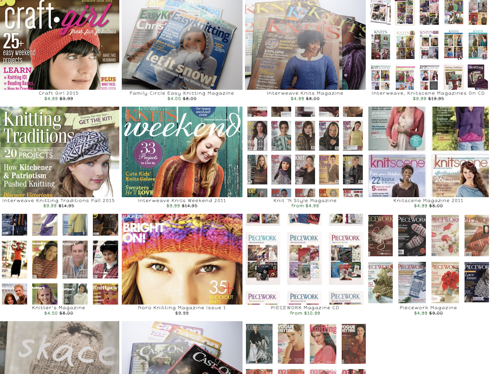 Knitting Pattern Magazines