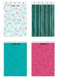 Clothworks Fuchsias and Hummingbirds