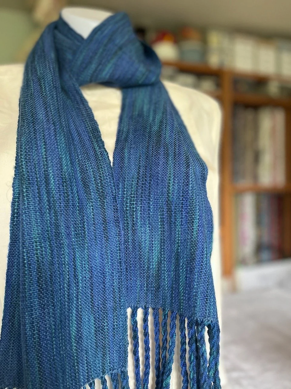 Handwoven Scarf - Endless Sky
