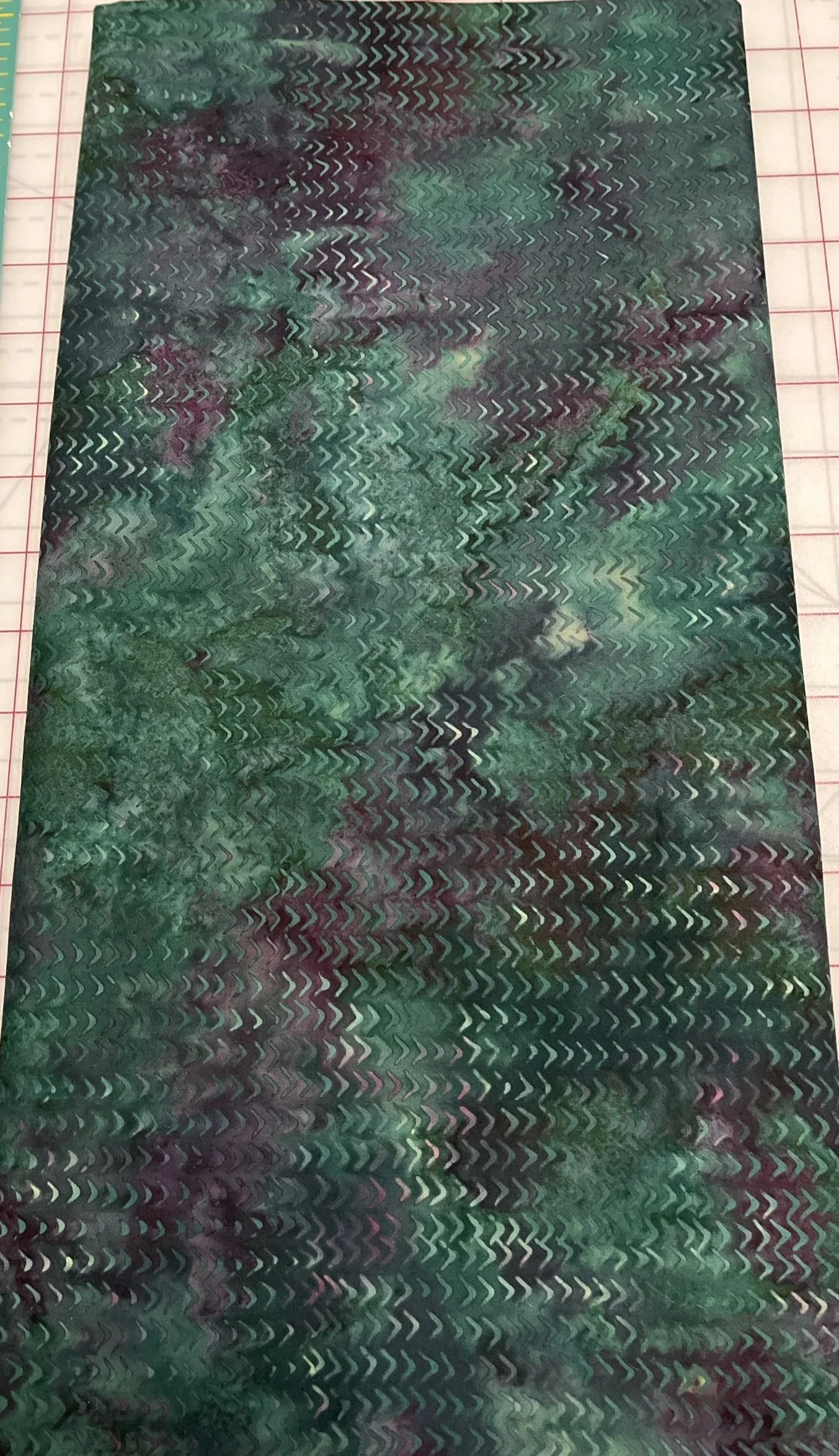 Batik Teal Arrow - 2 yards