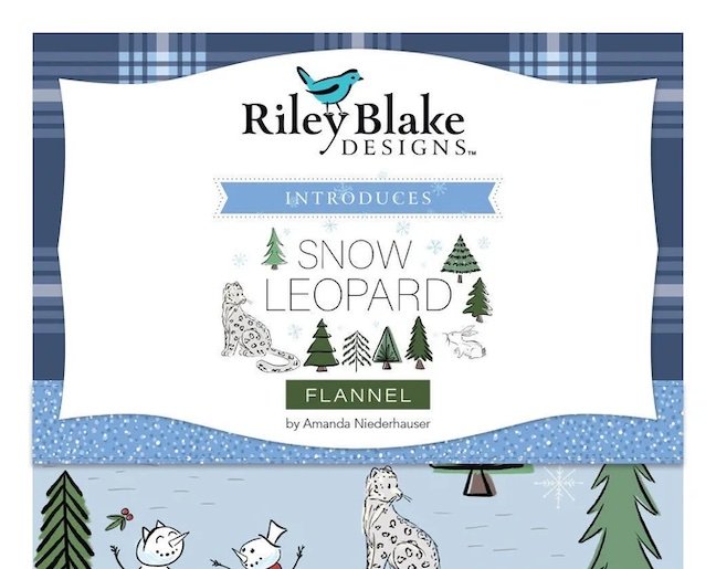 Riley Blake SNOW LEOPARD Quilt Ideas