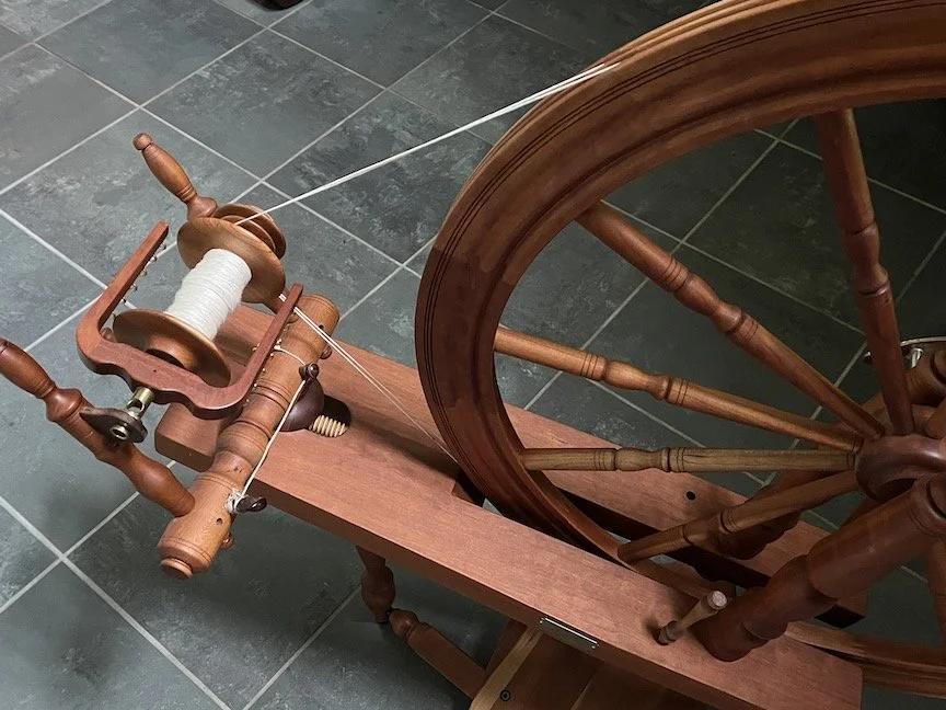 Schacht Reeves Cherry Spinning Wheel
