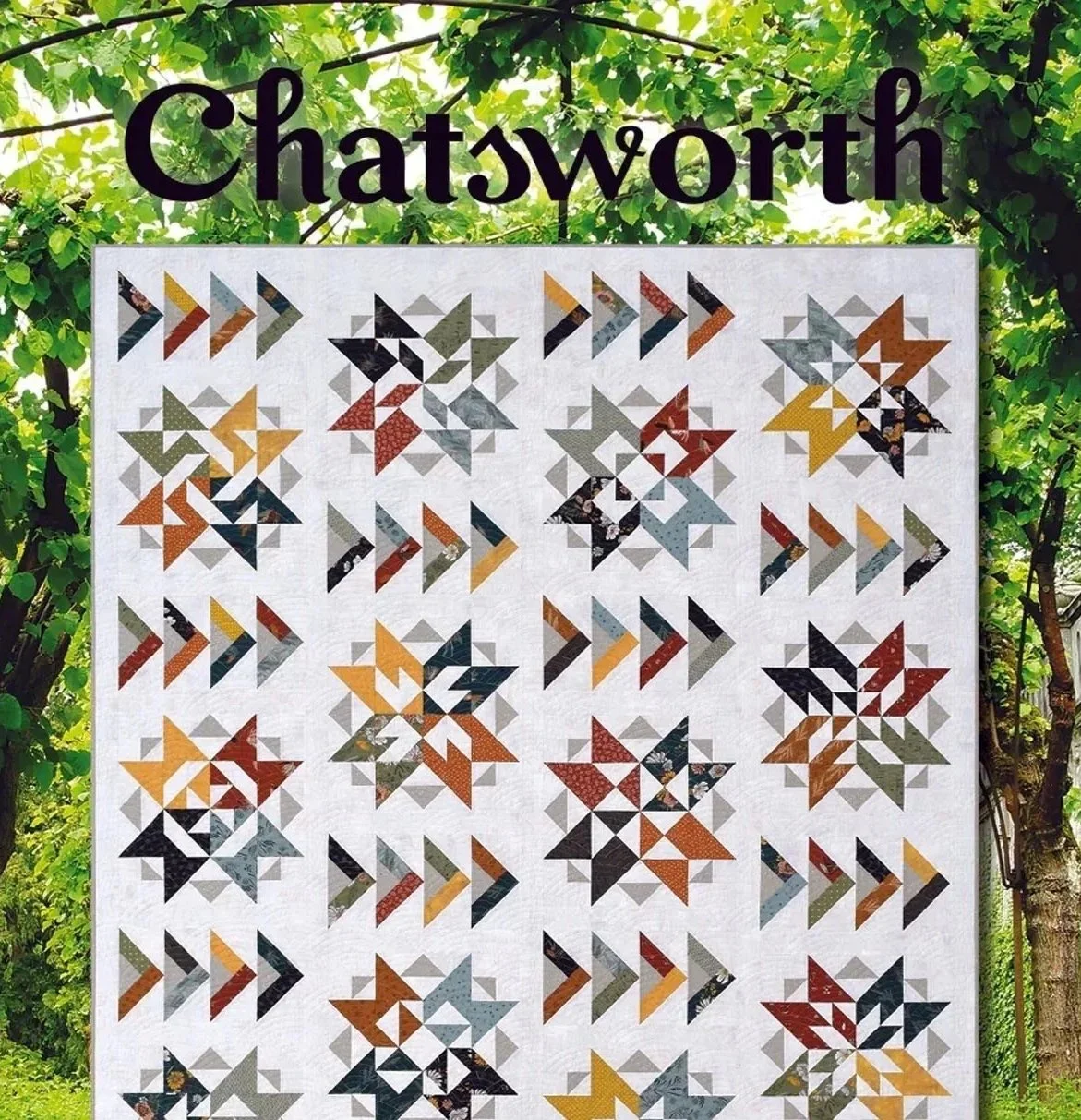 Chatsworth Quilt Pattern & Foundation Paper by Doug Leko