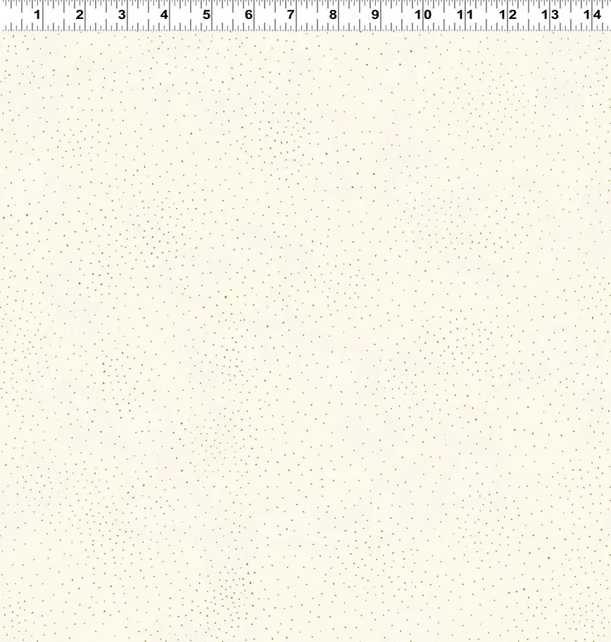 Laurel Burch Basics DOT Cream Gold Metallic Y2662-2M