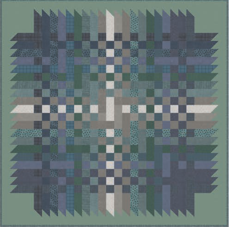 OVER & DOWN UNDER Flannel Quilt Kit