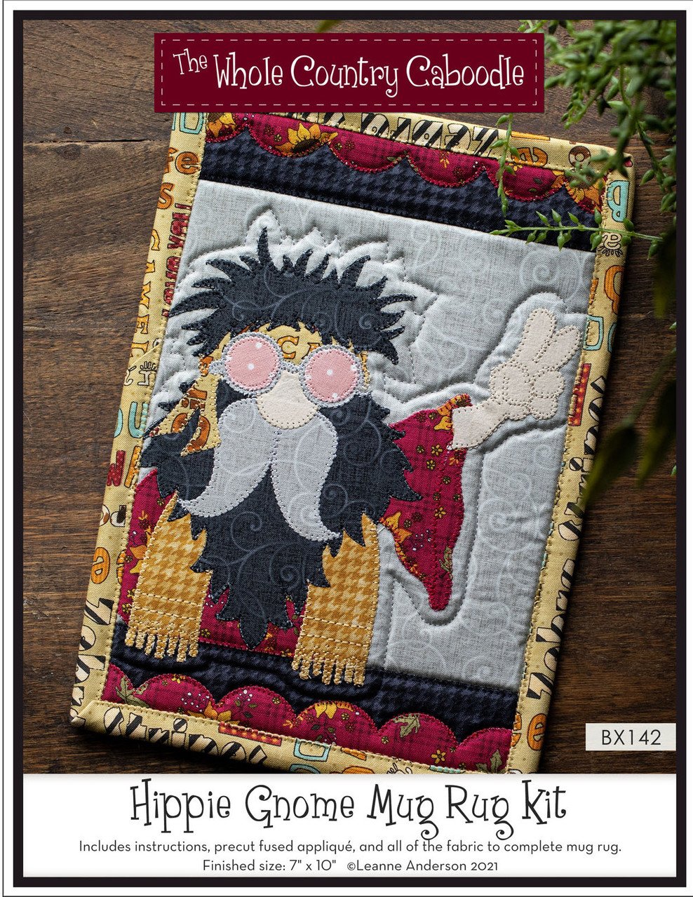 Mug Rug Kit - Hippie Gnome