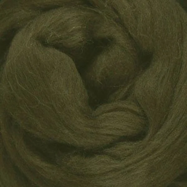 Merino Wool GREEN Roving