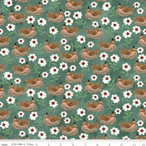 HOP HOP HOORAY Robins Nest Riley Blake