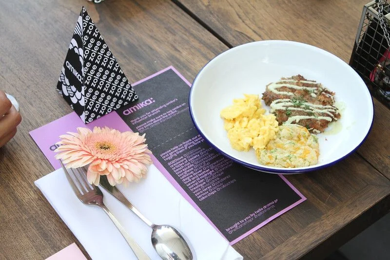 Here is an example from the Amika Influencer brunch that was created by Hello Drama PR. 