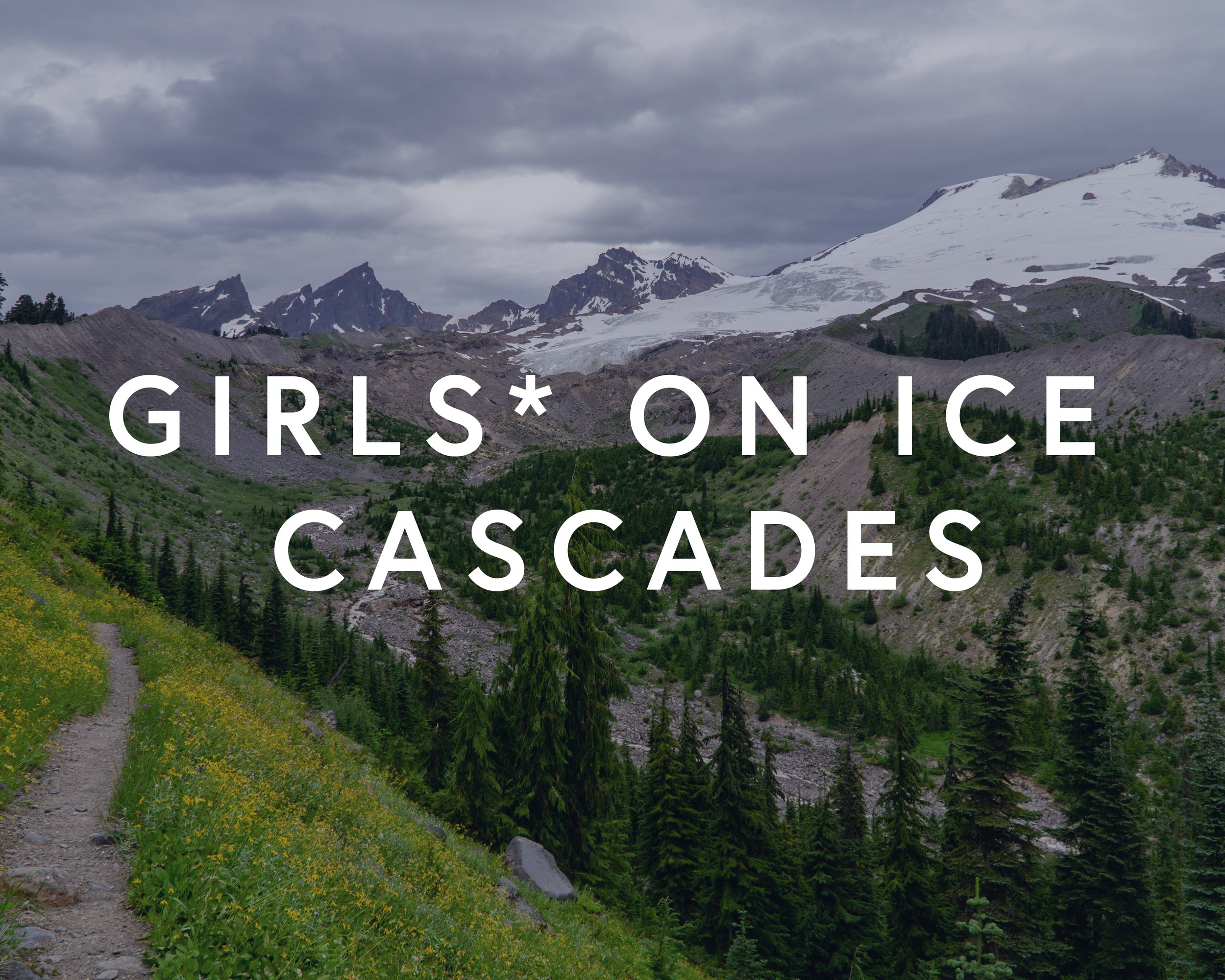 Image links to the Girls* on ice cascades expedition page