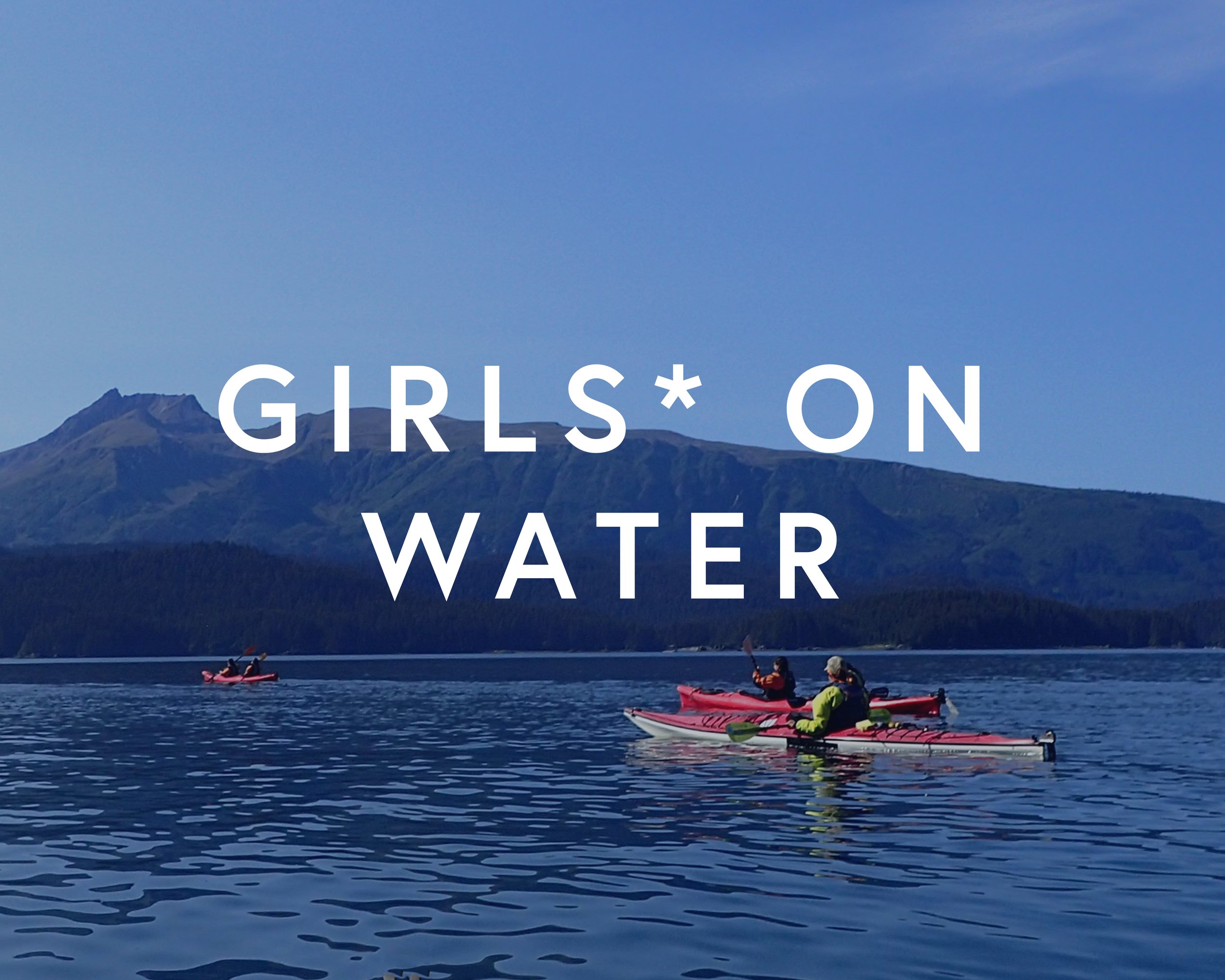 Image links to the Girls* on water expedition page