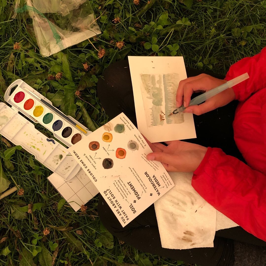 ✨2023 Throwback✨ 

We love exploring through art! Our expeditions have usually involved some sort of sketching and painting, but we&rsquo;ve started playing with some other art forms in recent years, too! Cyanotyping (photo 2) has been a favorite the