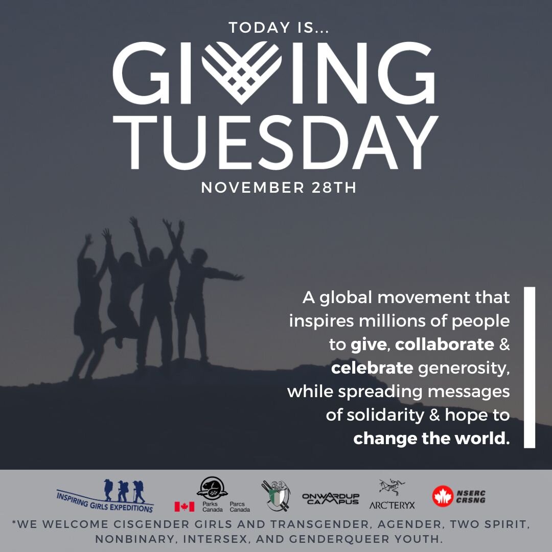 Happy #GivingTuesday everyone! 🙌

As a #nonprofit organization, Girls* On Ice Canada #GOIC celebrates this global movement that reimagines a world built upon shared humanity &amp; radical generosity ❤️ Please join us in celebrating youth changemaker