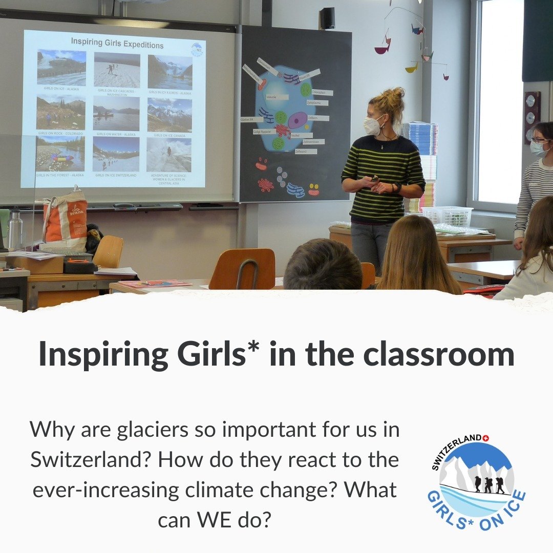 Girls* on Ice Switzerland offers interesting school workshops in German or French. You can find out more via the link in our bio. If you are interested or have any questions, please contact us at schoolactivities@inspiringgirls.org.
