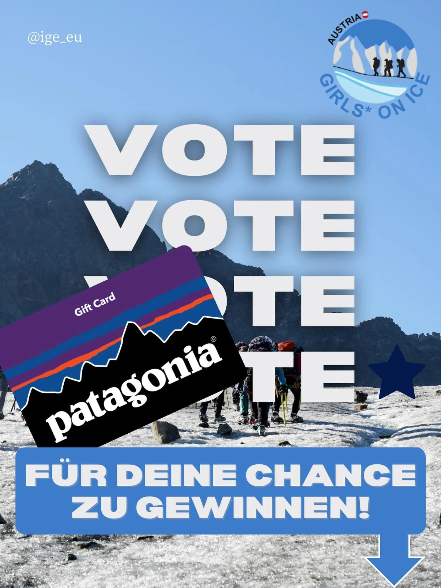 ❄️Gewinnspiel ❄️

Gewinne einen &euro;100-Gutschein von @patagoniainnsbruck! 

Was du daf&uuml;r tun musst:
⛰️Like den Beitrag
⛰️Markiere unten eine(n) Freund(in)
⛰️Folge unserer Seite (@ige_eu )
⛰️Klicke auf den Link in unserer Bio zur Frau-Tiroler-