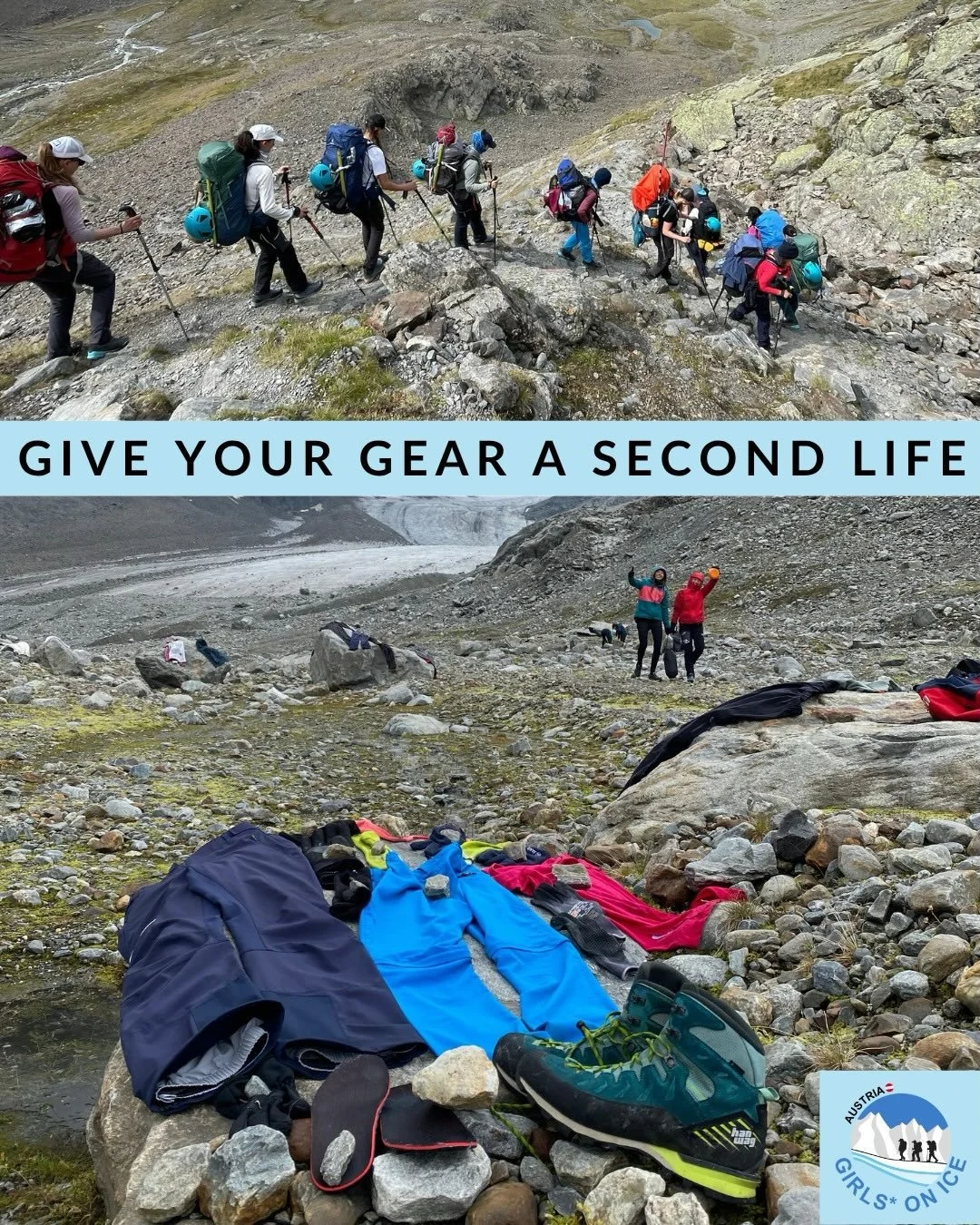 Your old gear = someone else&rsquo;s new adventure 🥾

Donate your unused mountain equipment and make a difference 💙

DM us before May 20th!