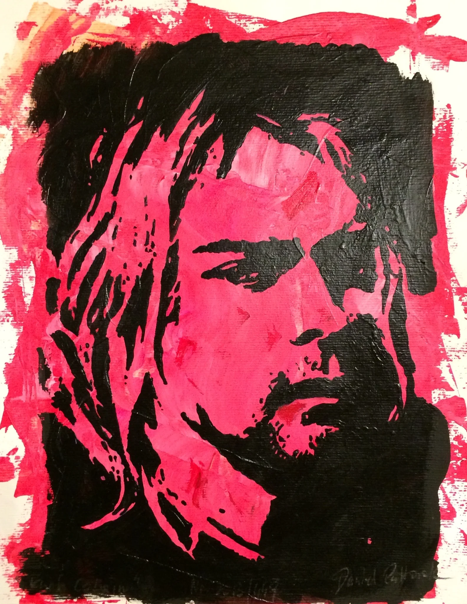 Portrait of Kurt Cobain