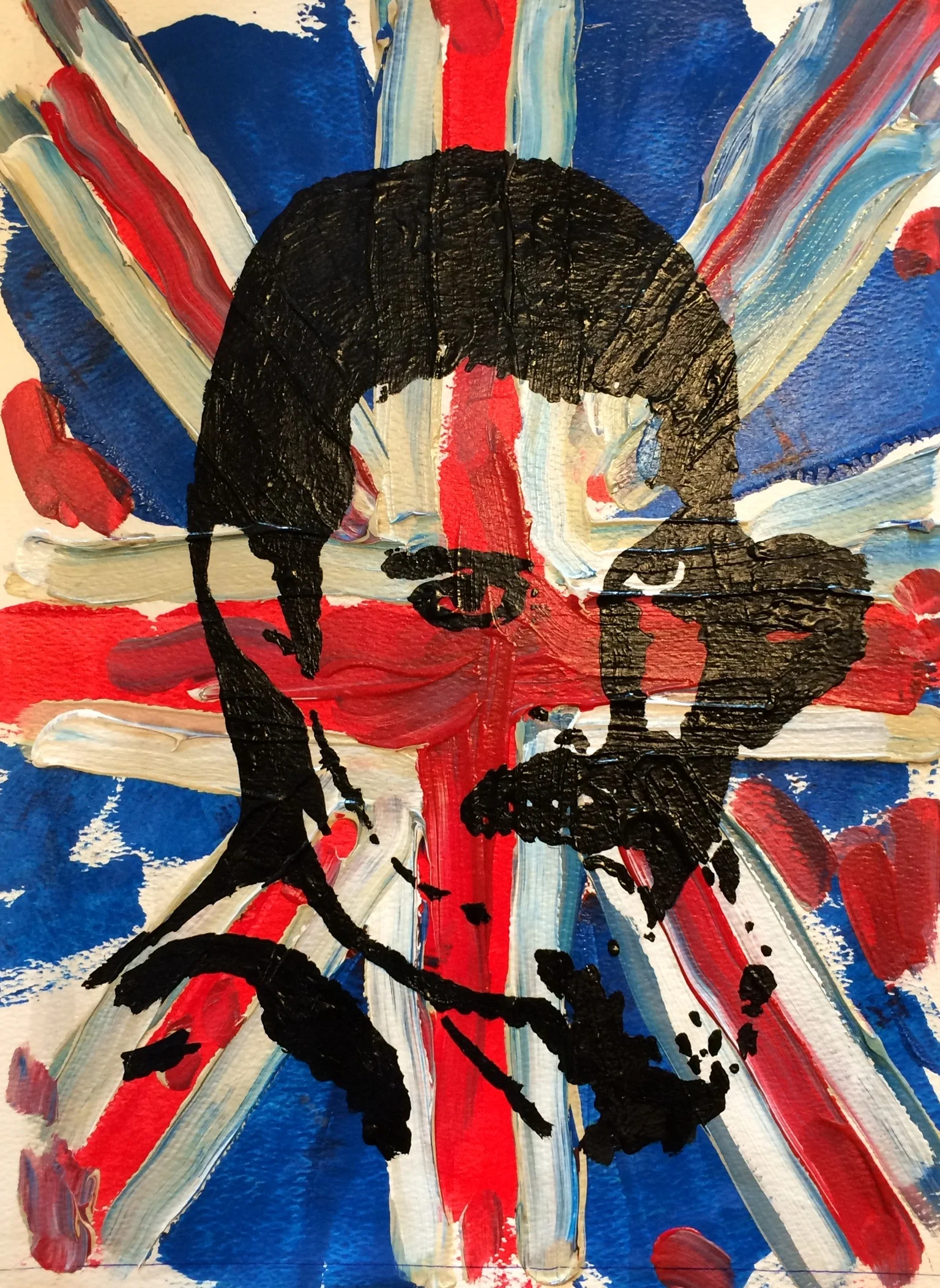 Portrait of Freddie Mercury