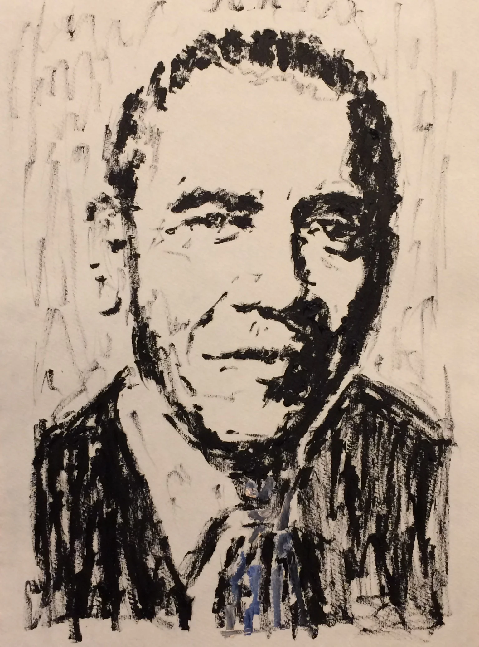 Portrait of Barack Obama