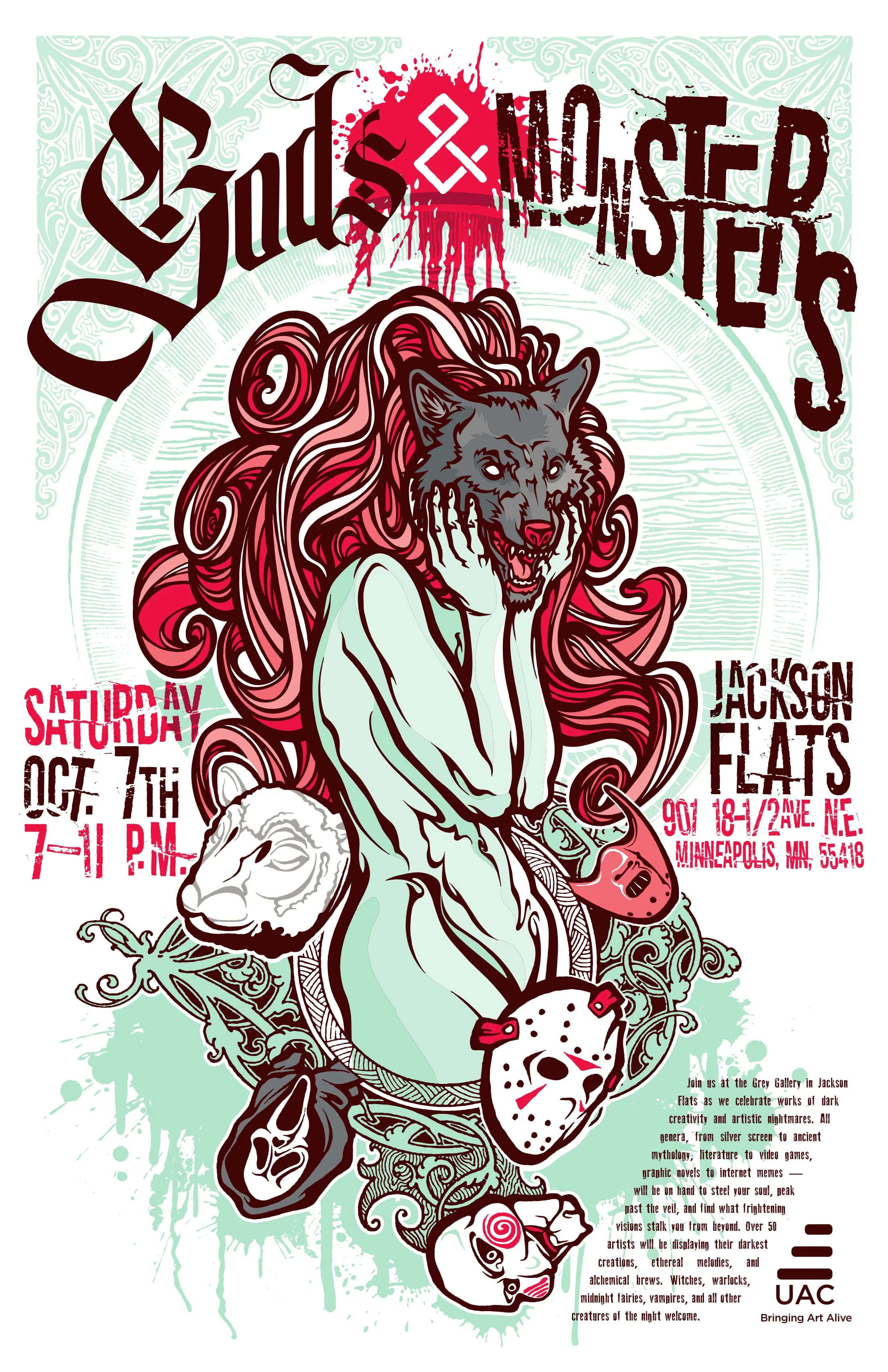 Gods and Monsters Art Party 2017