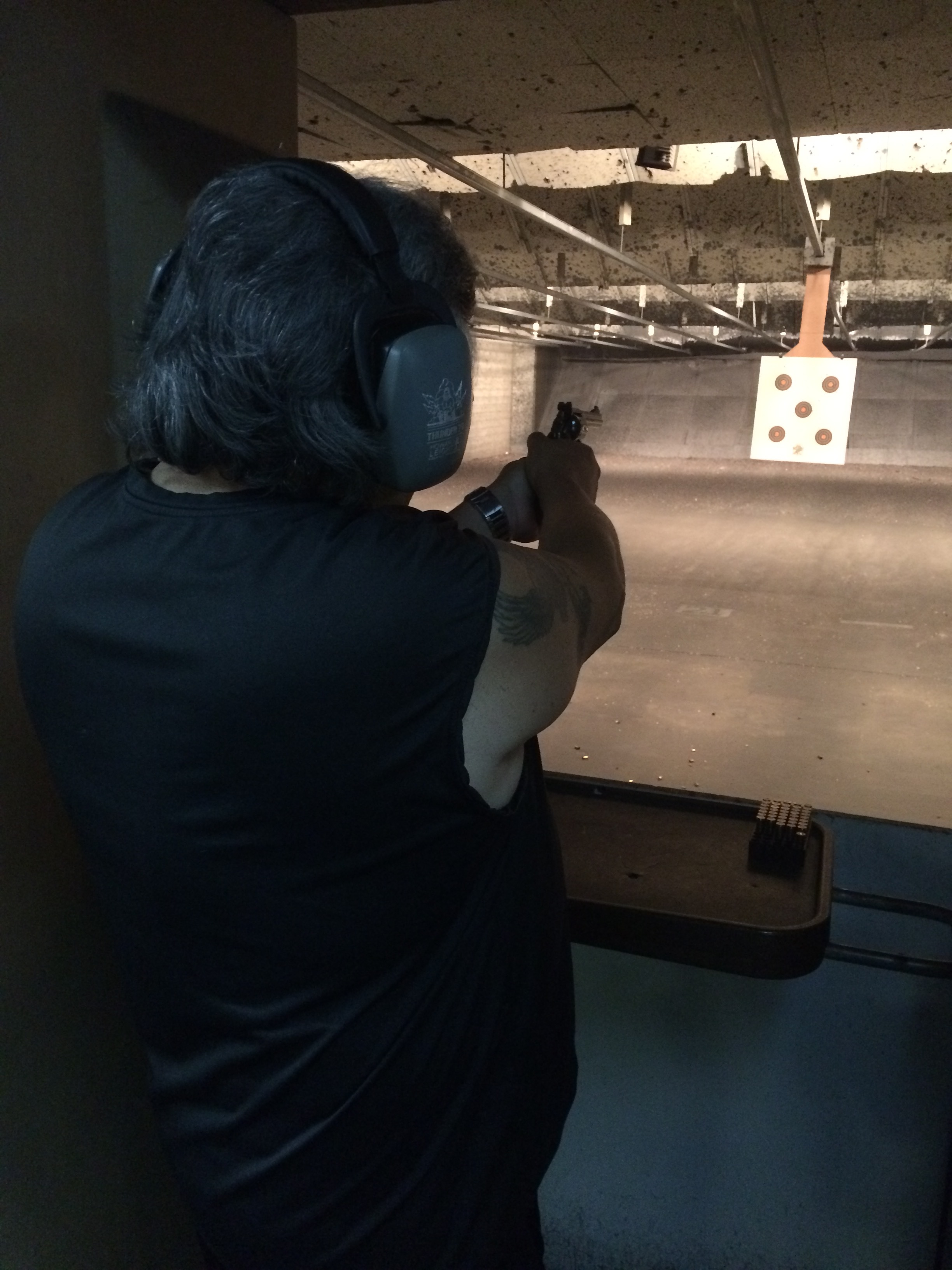 Nice shot, Pops.