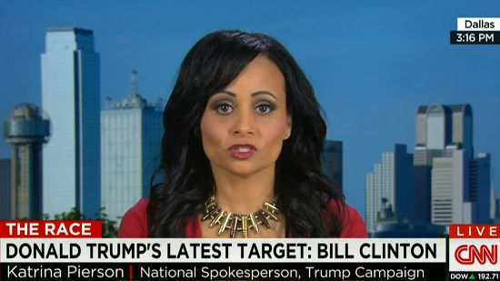 Delusional liar of a spokewoman