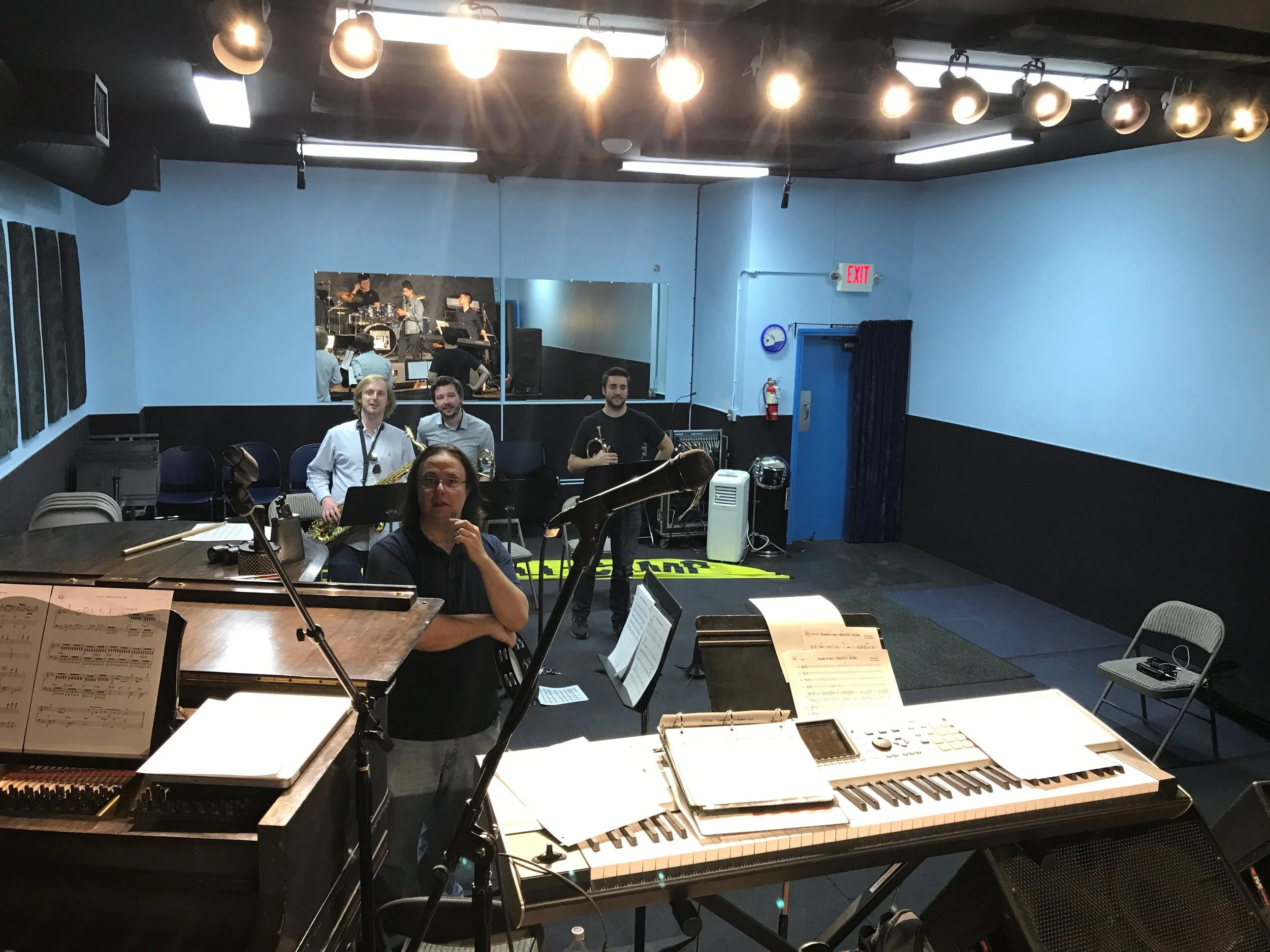 Early rehearsal at BMA