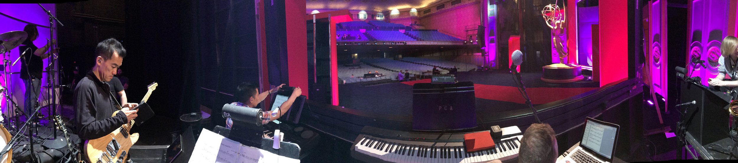 The view from my angle on the stage