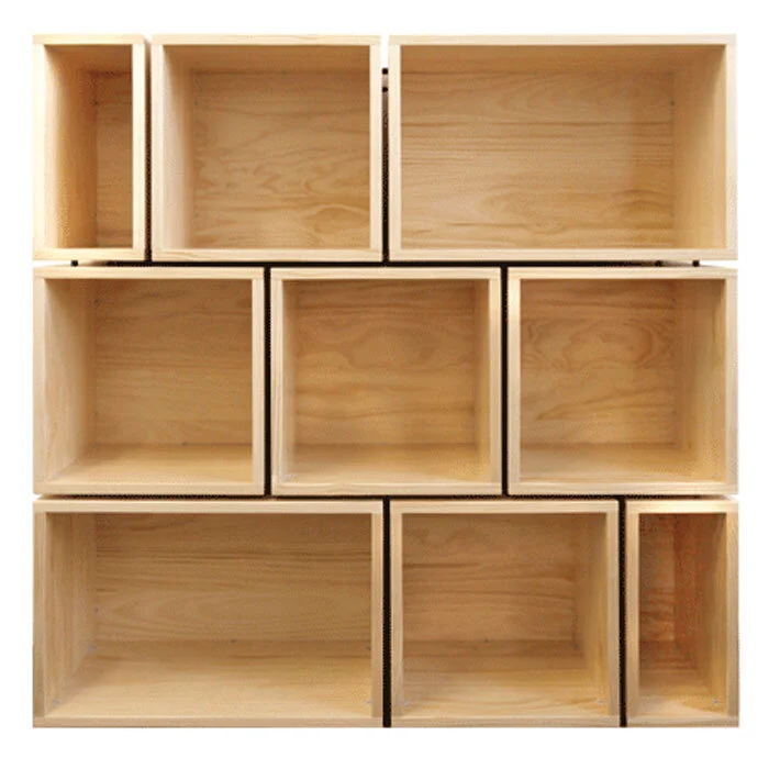 Lundia NZ Pine Shelving — Living Room & Showroom