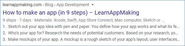 Tech article markup