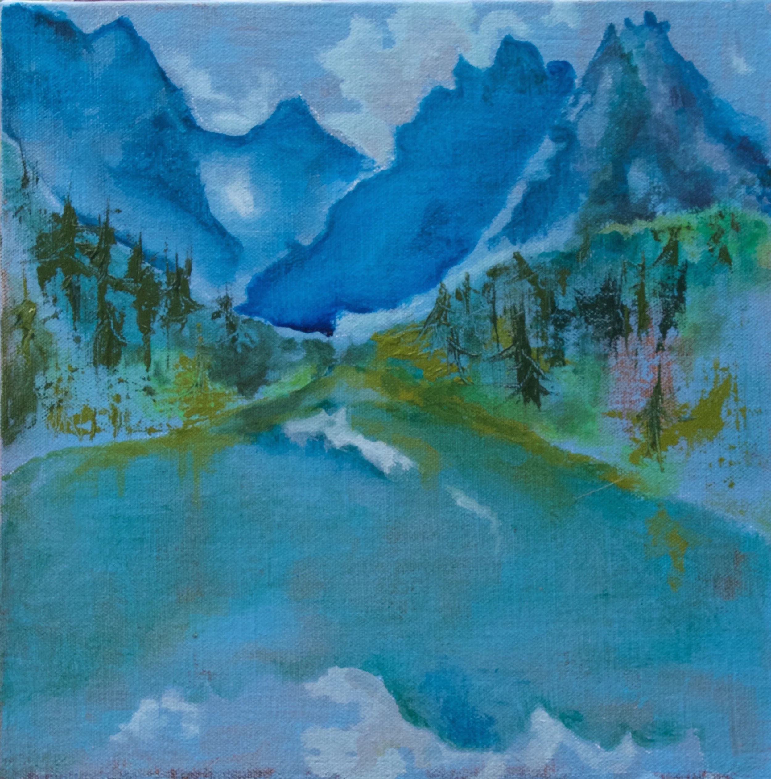Strathcona Oil on Linen 12" x 12" 2018 $225