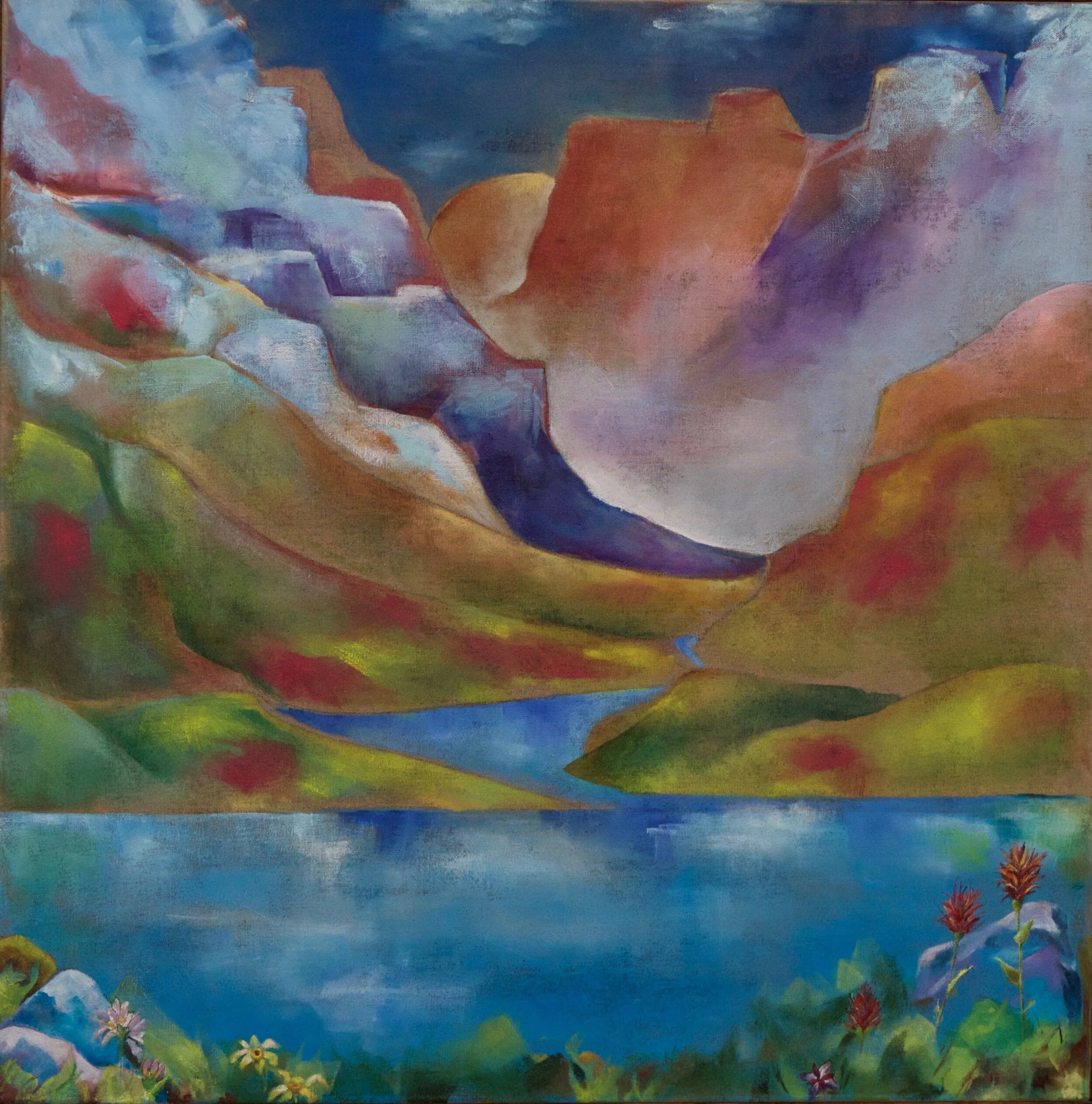 Another Day Oil on Linen 2019 25” x 25”