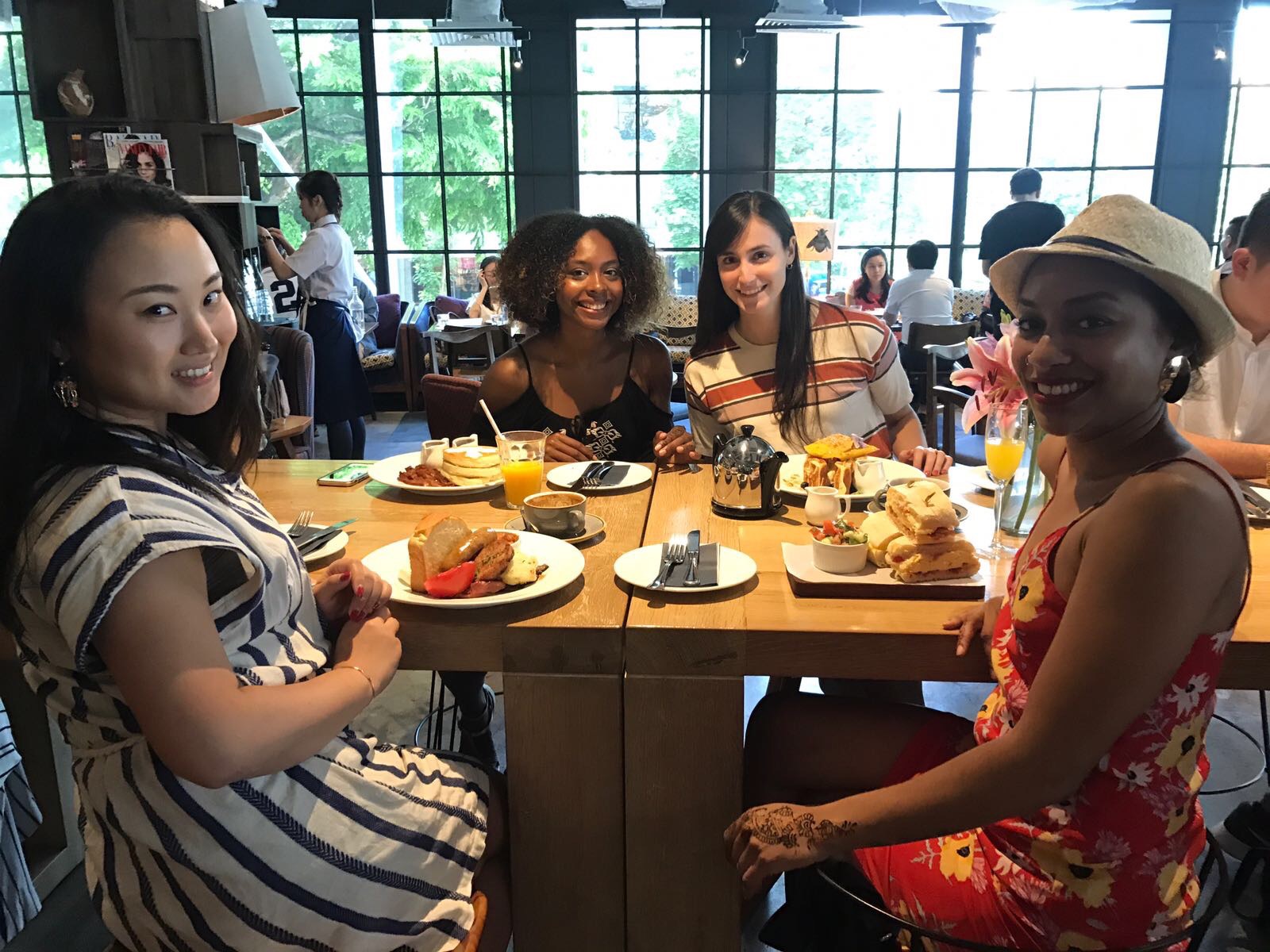 Brunch in Singapore with Friends
