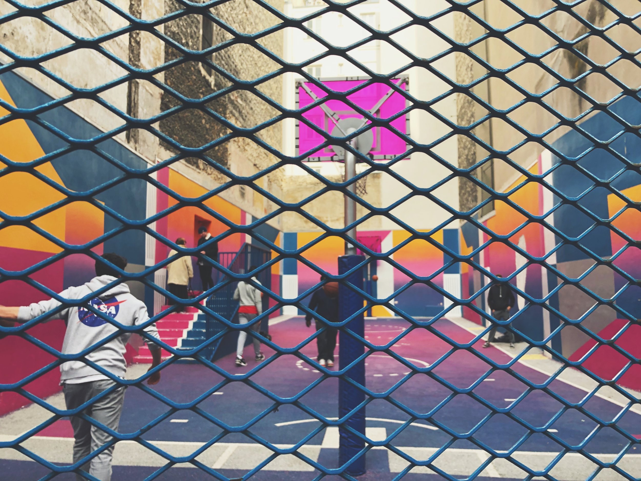 Guide to Visiting Paris in November- Pigalle Basketball Court