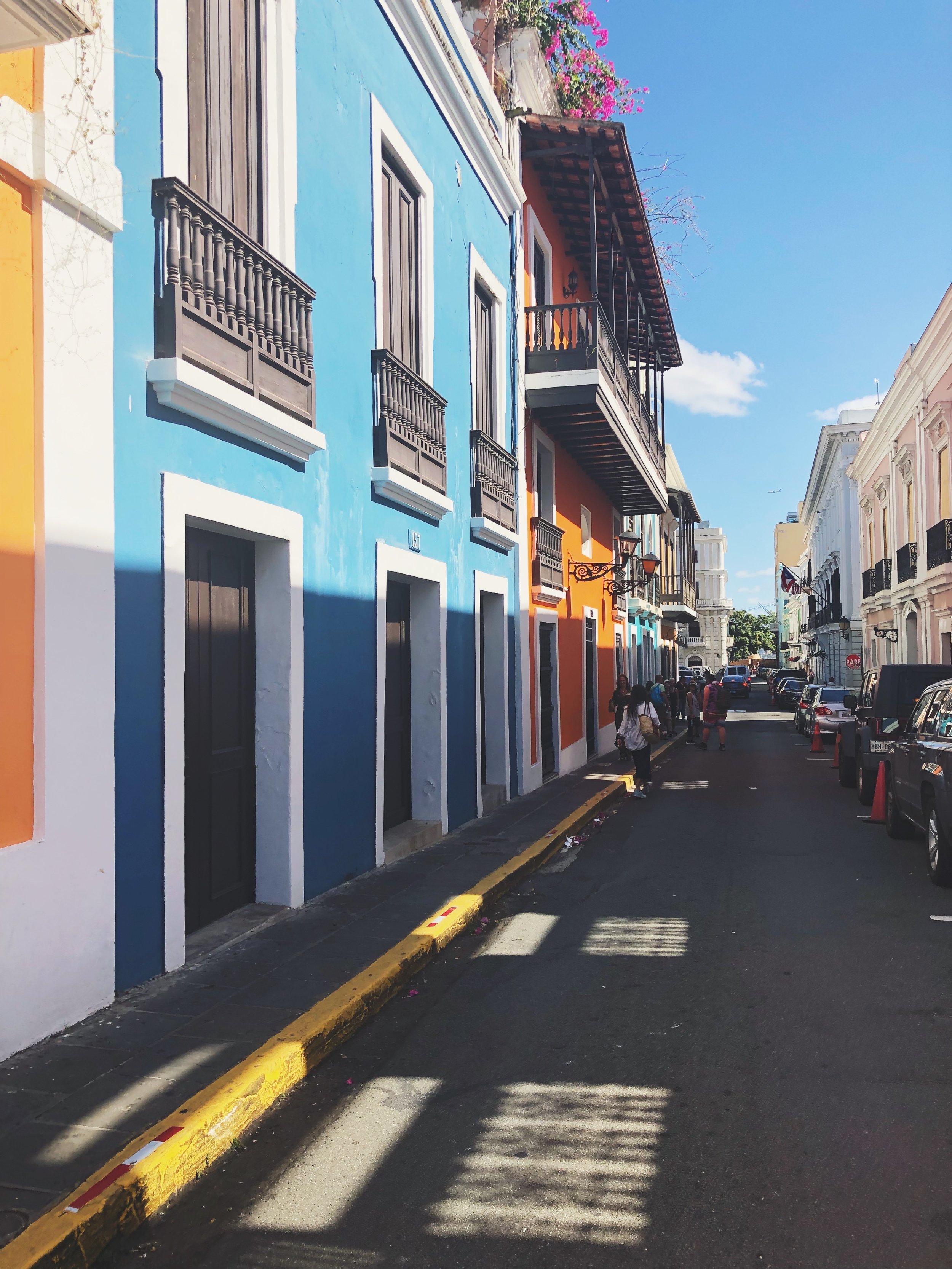 Colorful buildings in Old San Juan