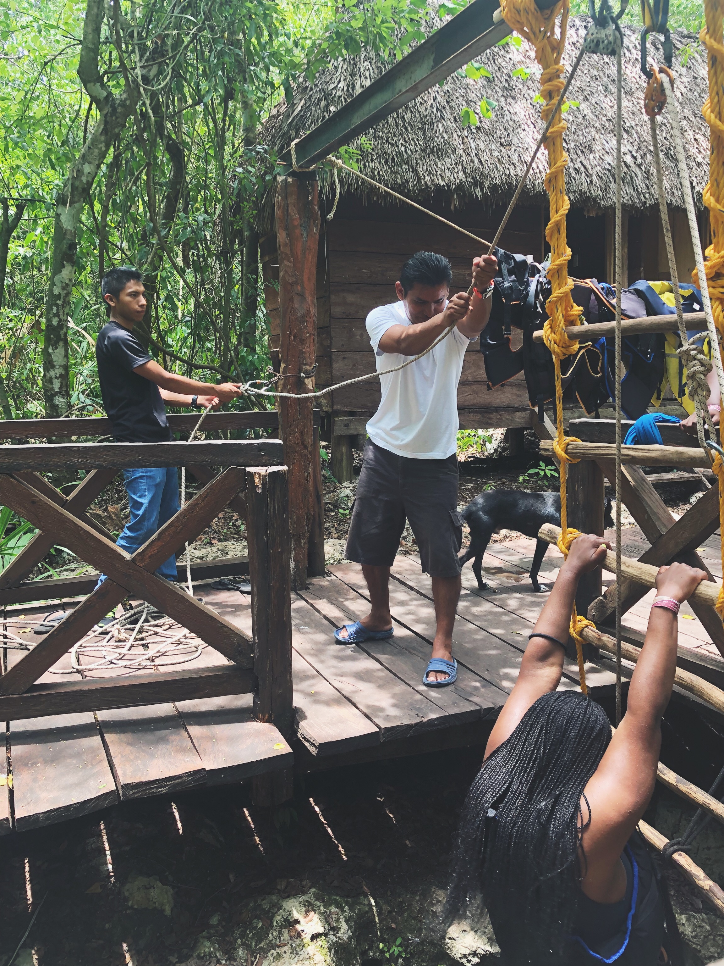 Cenote in Punta Laguna