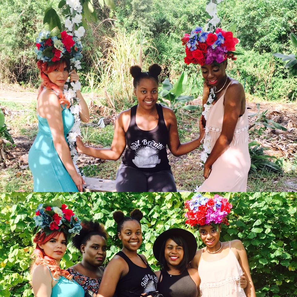 Bottom pic (left to right) Model Noralice, MUA Rochiani, Me(Photographer), Hairstylist Kay, Model Tyjai. 