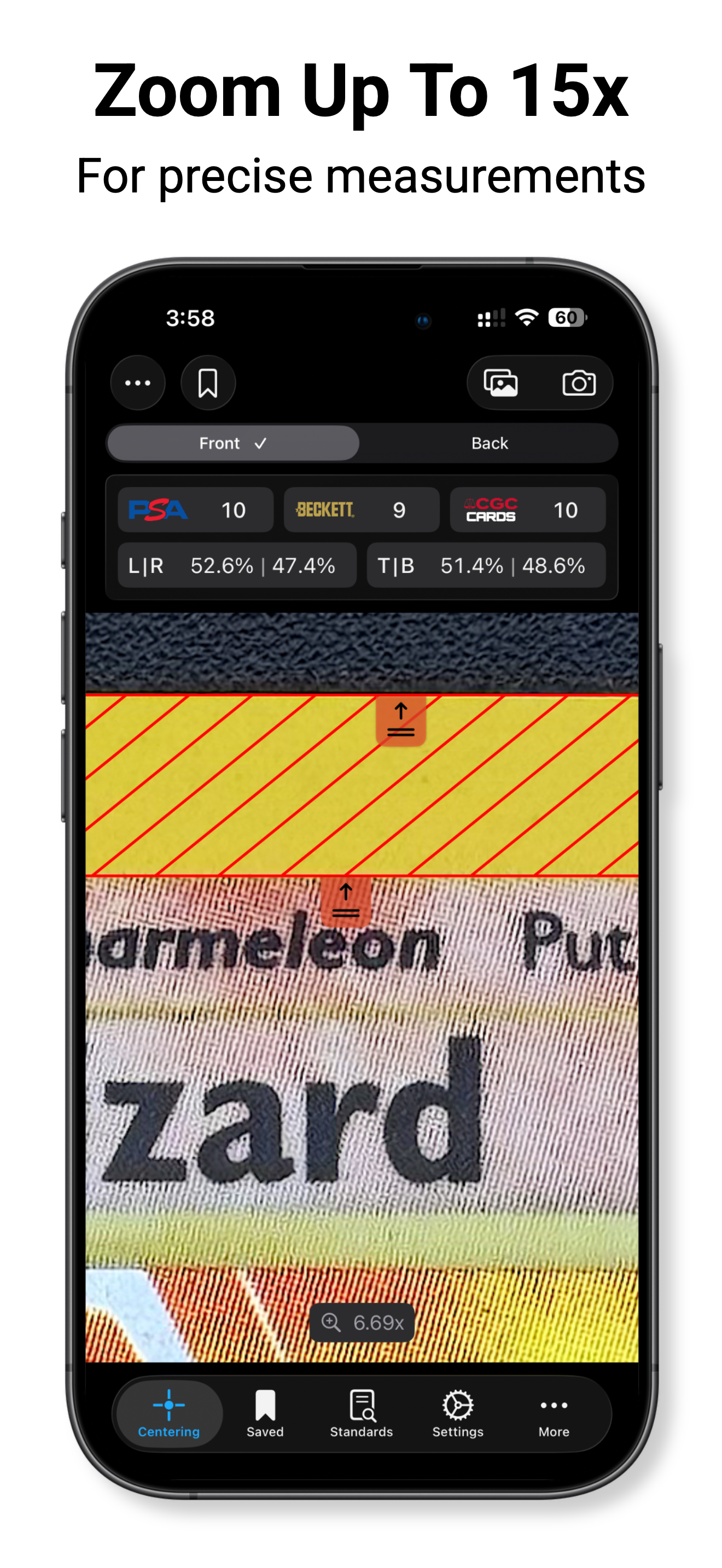 pokemon card centering app Card Centering Pro