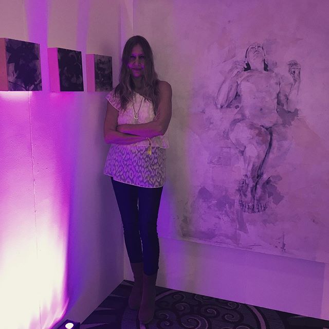 My work exhibit at the Power Women summit -  Fairmont Hotel in Santa Monica