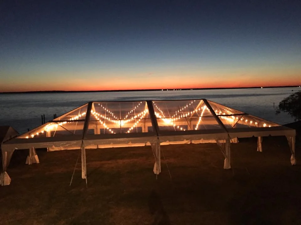 40' x 80' with clear top