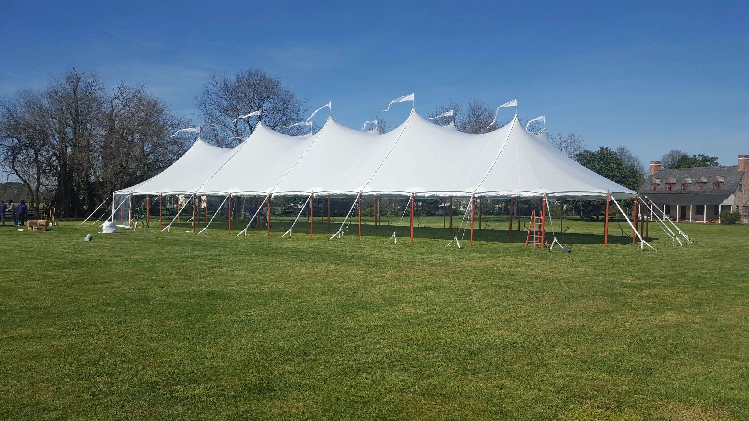 Sailcloth tent 59' x 120'
