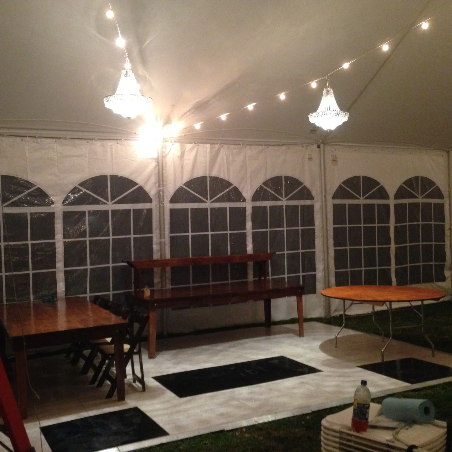 Window sidewalls (inside view)