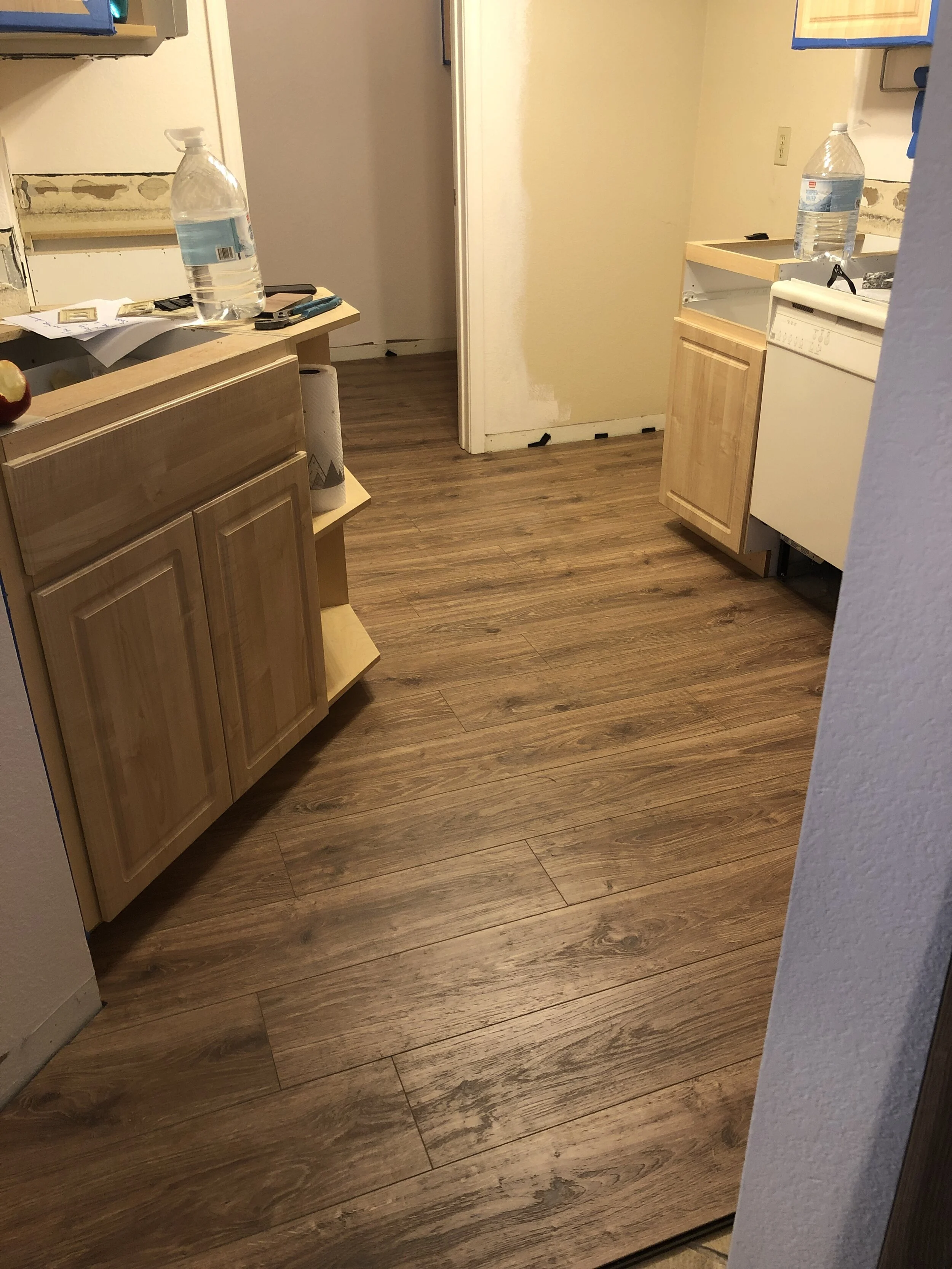 Flooring to new kitchen remodel