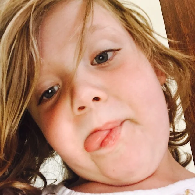 Only six and she already takes hundreds of selfies a day. 